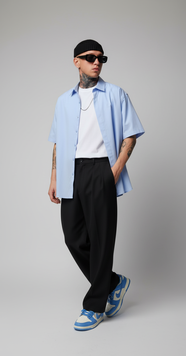 AI-generated personalized outfit 1 with shopping links